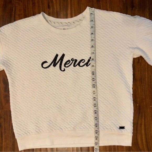 Marc New York Performance Quilted Graphic Sweatshirt Size Medium Graphic Merci - Picture 6 of 9